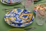 Різнокольоровий столовий сервіз на 6 персон із візерунками у середземноморському стилі Naxos VdE  - фото