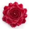Розкішна свічка-троянда червоного кольору EDG  - фото