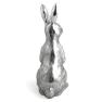 Великодній декор срібного кольору "Кролик" H. B. Kollektion  - фото