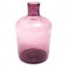 Пляшка з пурпурного скла з бульбашками повітря Light and Living  - фото