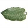 Блюдо керамічне листя соняшника Bordallo 42 см  - фото