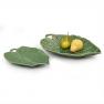 Блюдо керамічне листя соняшника Bordallo 42 см  - фото