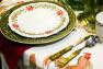 Тарілка обідня керамічна з рельєфним візерунком "Різдво" Bordallo  - фото