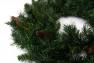 Різдвяний вінок із шишками "Кадоре" Mercury  - фото