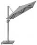 Вулична парасоля велика світло-сіра Voyager T1 Platinum  - фото