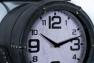 Дизайнерський декоративний годинник у вигляді літака сірого кольору Fokker Loft Clocks & Co  - фото