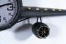 Дизайнерський декоративний годинник у вигляді літака сірого кольору Fokker Loft Clocks & Co  - фото