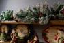 Різдвяна засніжена гірлянда із штучним декором Mercury  - фото