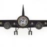 Дизайнерський годинник у вигляді літака в стилі лофт Kelvin Loft Clocks & Co  - фото