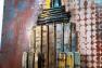 Металева картина "Емпайр-стейт-білдинг" у ретро стилі Loft Clocks & Co  - фото