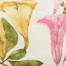 Бавовняна столова доріжка з малюнком жовтих та рожевих кольорів "Суцвіття Бругмансії" Centrotex  - фото