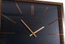 Бронзовий квадратний настінний годинник середнього розміру в сучасному дизайні Smithfield Thomas Kent  - фото