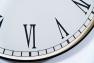 Дизайнерський настінний круглий годинник з білим циферблатом Clocksmith Thomas Kent  - фото