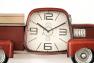 Декоративний годинник у вигляді пікапа червоного кольору Fondert Red Loft Clocks & Co  - фото