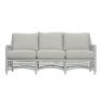 Білий на 3 особи диван із плетінням зі штучного ротанга Arena Skyline Design  - фото