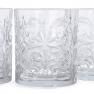 Набір склянок із кришталевого скла з рельєфним візерунком Royal 4 шт.  - фото