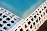 Подвійний шезлонг з м'яким матрацом на основі плетеного ротанга Dynasty Skyline Design  - фото