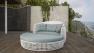 Круглий лаунж-диван з м'яким матрацом та текстильним навісом Dynasty Skyline Design  - фото