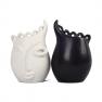 Набір із 2-х ваз чорного та білого кольору "Обличчя Інь-Ян" Bastide  - фото