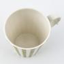 Чашка Livellara Смужки оливково-біла  - фото