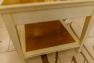 Оригінальний двокольоровий столик ручної роботи із натурального дерева AM Classic  - фото