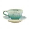 Чайна чашка з блюдцем із колекції блакитної кераміки Madeira Costa Nova  - фото