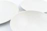 Комплект стильних білих тарілок із фактурним візерунком Chevron Bastide  - фото