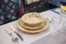 Сервувальний набір із трьох тарілок різної форми "Масліни" L´Antica Deruta  - фото