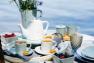 Білий чайник з вогнетривкої кераміки в стилі прованс Costa Nova  - фото
