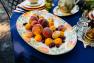 Блюдо овальне велике Персики Bizzirri  - фото