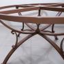 Металева база кавового кольору для круглого столу, діаметр 130 см Villa Grazia  - фото