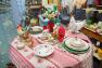 Гобеленова скатертина на кухонний стіл "Затишна" Emilia Arredamento  - фото
