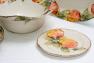 Колекція керамічного посуду з ручним розписом "Персики" Bizzirri  - фото