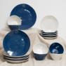 Підставна керамічна тарілка із синьої колекції Nova Costa Nova  - фото