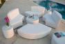 Круглий модульний кавовий столик для тераси Axis Occasional Set Skyline Design  - фото