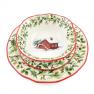 Супова тарілка зі святкової колекції кераміки "Лісова казка" Villa Grazia  - фото