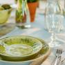 Обідня тарілка з колоритної колекції Madeira відтінку лайм Costa Nova  - фото