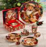 Набір з 2-х десертних тарілок із зображенням Санти та звірят "Добрий Санта" Palais Royal  - фото