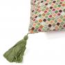 Декоративна подушка з бахромою та малюнком з листям Le Primizie Brandani  - фото