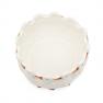 Біле керамічне кашпо з рельєфним декором "Качки" Ceramiche Bravo  - фото