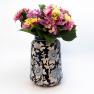 Велика підлогова ваза із кераміки з квітковим декором Mastercraft  - фото