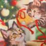 Наволочка новорічна зі святковим дизайном "Котячі ігри" XMas Puppy Centrotex  - фото