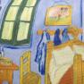 Наволочка з принтом Ван Гог "Спальня в Арле" Centrotex  - фото