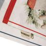 Набір з 2-х кухонних бавовняних рушників з кошенятком та білочкою "Новорічні звірята" Centrotex  - фото