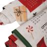 Кухонний бавовняний рушник Calendario Natale 2024 з принтом календаря італійською мовою Centrotex  - фото