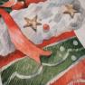 Набір з 4-х кухонних бавовняних рушників з різними малюнками "Різдвяні символи" Centrotex  - фото