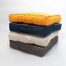 Подушка для стільця Centrotex Shine сіра/жовта  - фото
