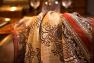 Розкішний двосторонній плед із орієнтальним візерунком Chunkof Brown Shingora  - фото