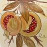 Керамічний глечик з оригінальною лійкою Frutta di Campo L´Antica Deruta  - фото