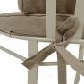 Набір з 2-х подушок з тефлоновим просоченням для стільців New Nicole темно-бежевого кольору Villa Grazia  - фото